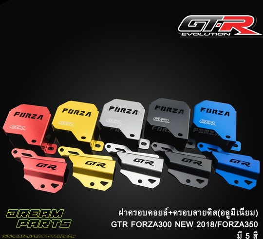 Couvre radiateur et durite de frein GTR Evolution