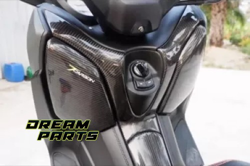 Pour Xmax 125 250 300 400 Accessoires De Scooter De Moto Housse De Garde Veritable Fibre De Carbone Protectrice~p203208716