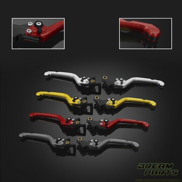 Paire de leviers Premium, réglables Bikers