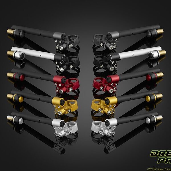 Guidon en aluminium Bikers avec embouts de guidon