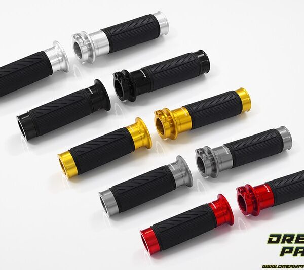 Poignées en aluminium Bikers