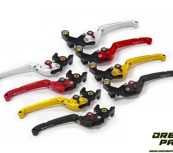 Leviers de frein et d'embrayage réglables et pliables Plat & Long Bikers