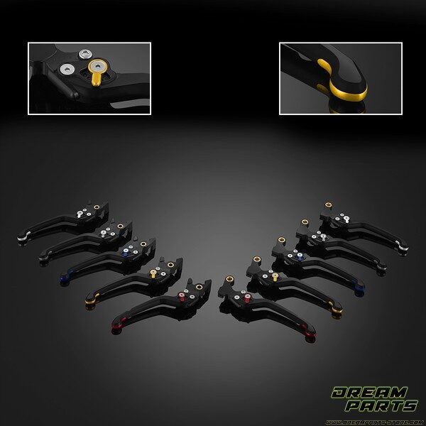 Leviers de frein et d'embrayage réglables premium Bikers