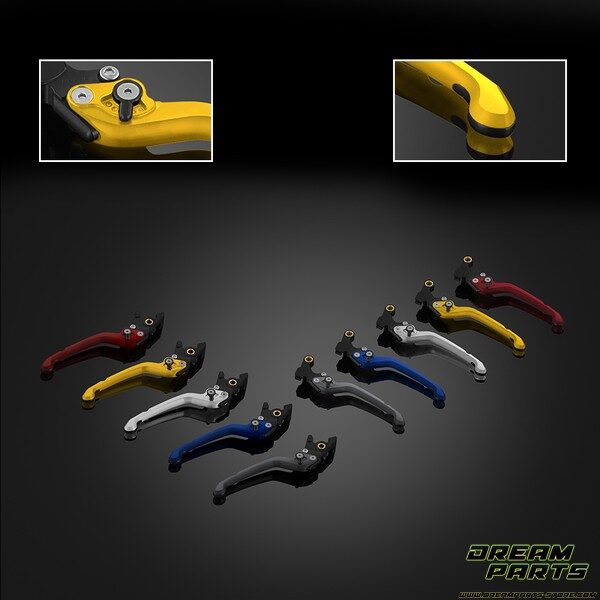 Leviers de frein et d'embrayage réglables premium Bikers