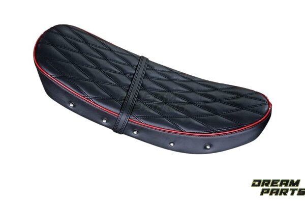 Black quilted Noi seat for Honda Dax 125