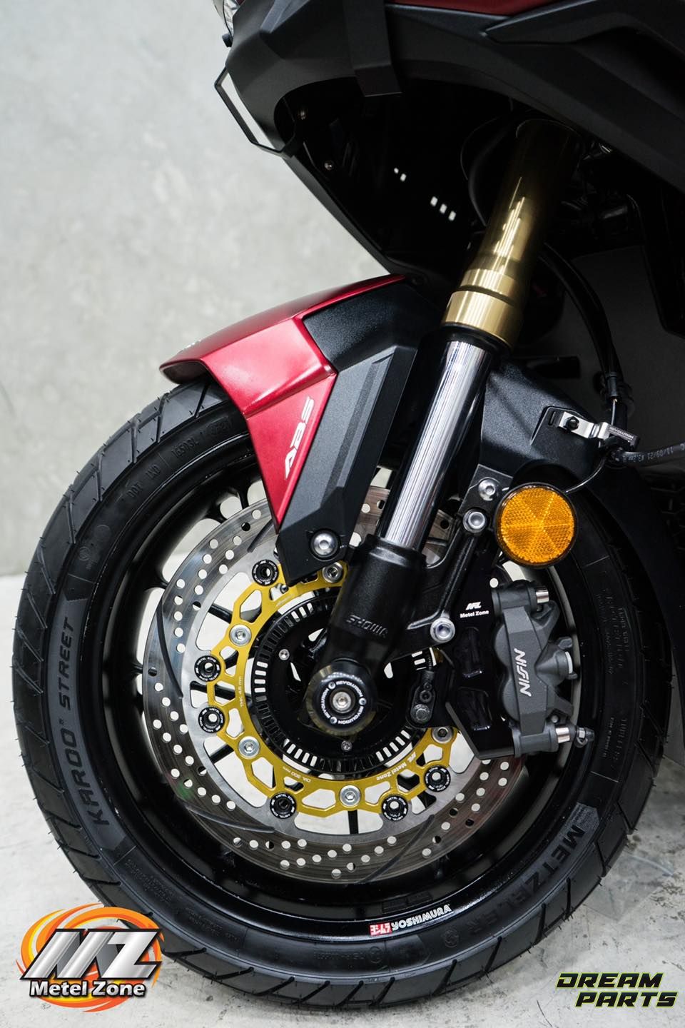 ホンダADV350フロントキャリパーNISSIN 300mmブレーキディスク Brake
