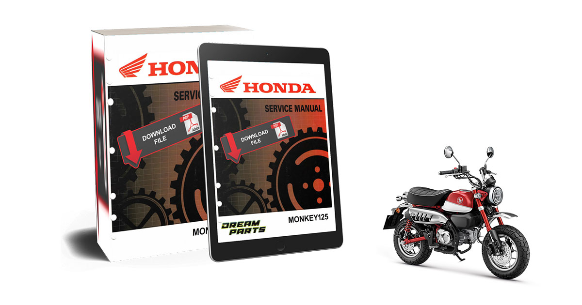 thumbnail image 2 of 2019-2026 Honda Monkey 125 Service & Repair Manual - Paper Media 2 of 6