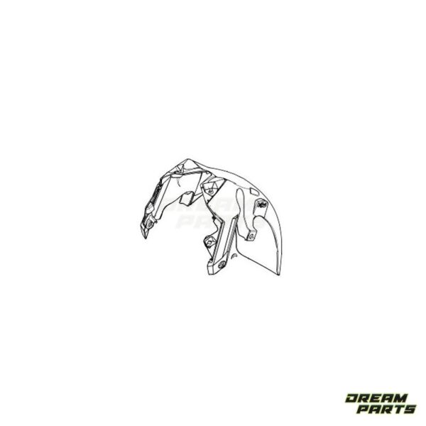 Partie Arrière Garde Boue Honda ADV 350