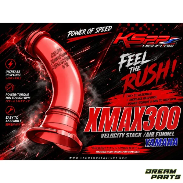 Collecteur d’admission KSPP Yamaha X-Max 300